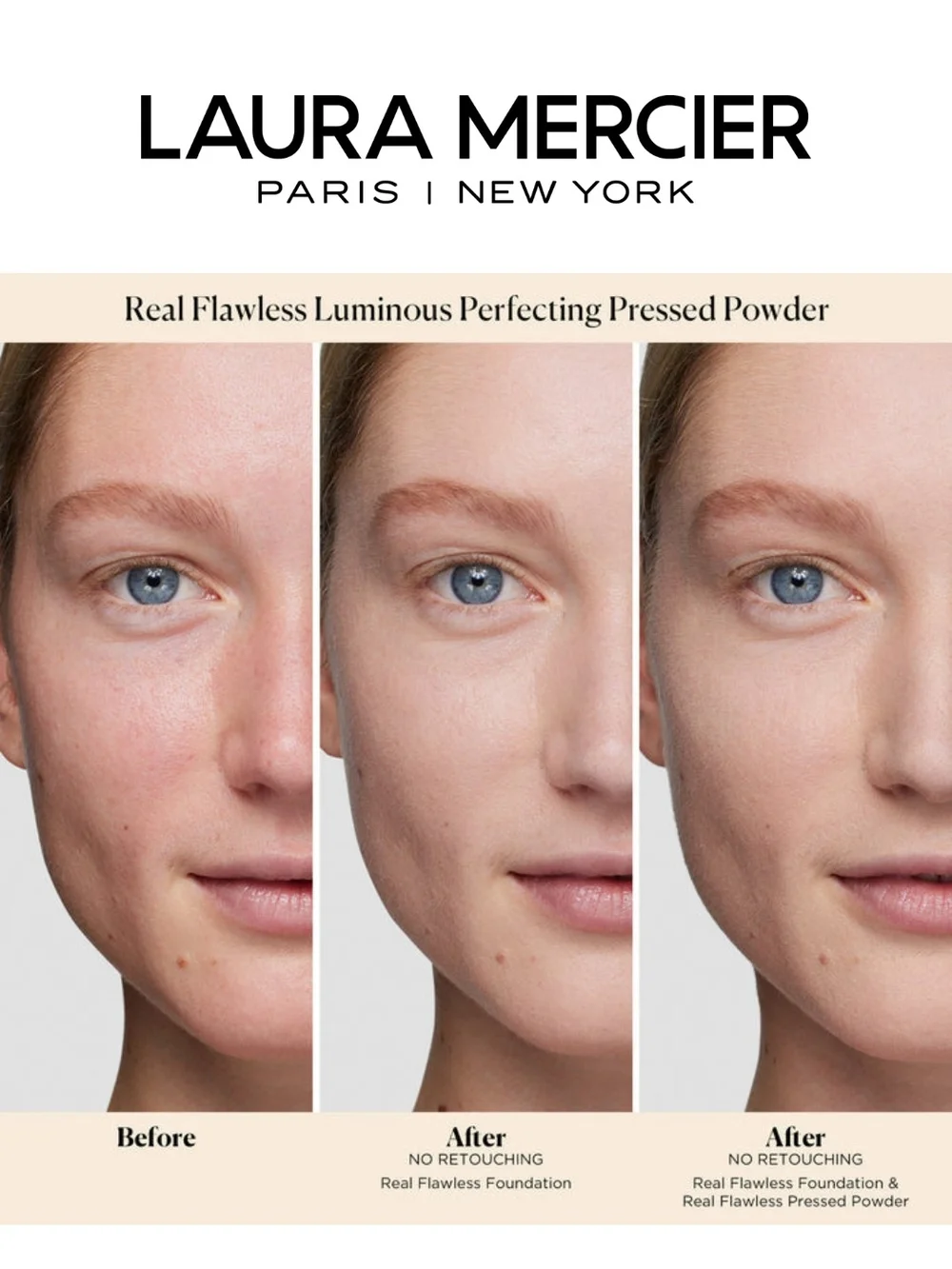 laura mercier - Real Flawless Luminous Perfecting Pressed Powder